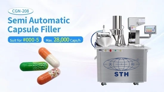 Китай Полуавтоматическая машина для наполнения капсул CGN-208 28000PCS/Hour 2,12kw поставщик