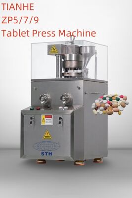 Китай TIANHE 5/7/9 Round  Shape Cleaning Effervescent Lab Tablet Press Machine поставщик