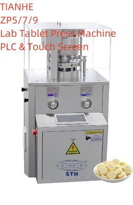 Китай TIANHE 5/7/9 Touch Screen Control Various Chewable Lab Tablet Press Machine поставщик