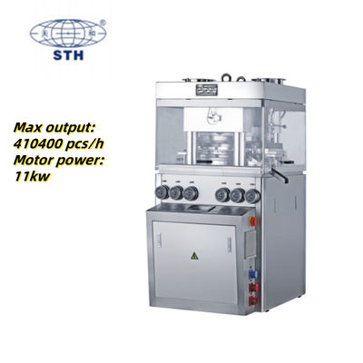 High Speed Rotary Tablet Press with 57 Stations 410400 PCS/H Capacity and Automatic Lubrication System поставщик