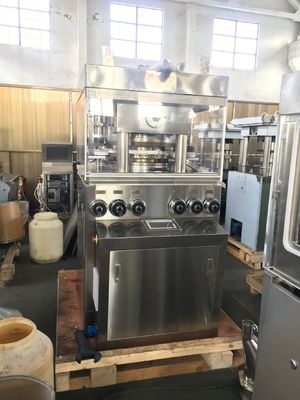 High Speed Rotary Tablet Press with 57 Stations 410400 PCS/H Capacity and Automatic Lubrication System поставщик