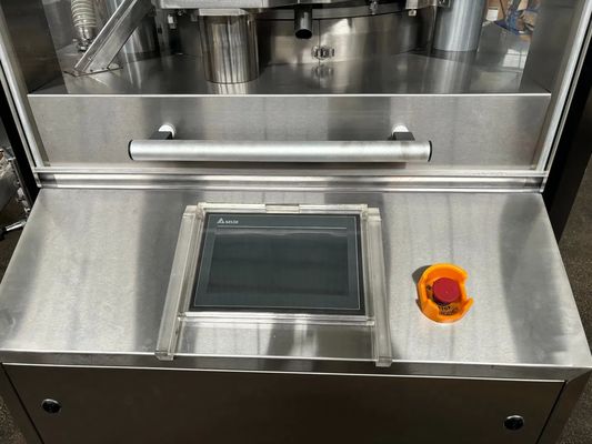 Высокоскоростной таблеточный пресс GMP 21 CFR Часть 11 с 61 станцией и производительностью 439200 шт/ч для фармацевтической промышленности поставщик